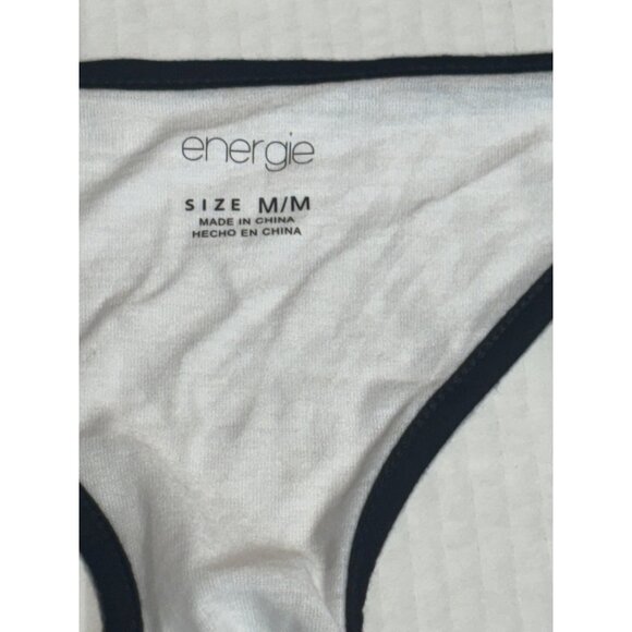 Energie Active Juniors' "Strength" Layered-Look Tank Top. Off White, M - Picture 7 of 11